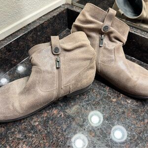 Tan Suede Ankle Boots